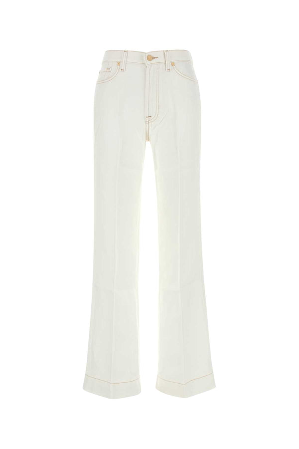 Seven For All Mankind Dojo 100% Lyocell trouser in white