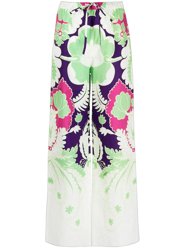 Valentino Cotton trousers in white