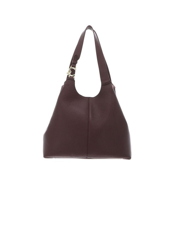 Coccinelle Shopping Bag Berry Bovine Leather / Shopper-bags