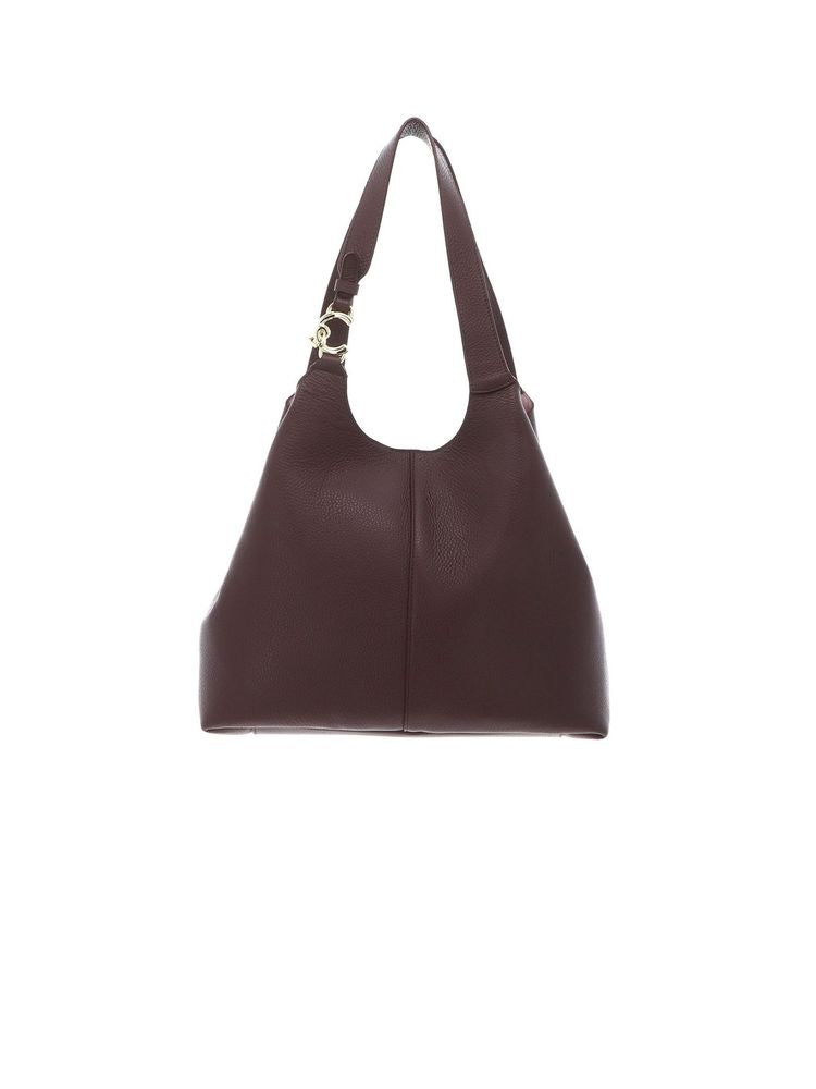 Coccinelle Shopping Bag Berry Bovine Leather / Shopper-bags