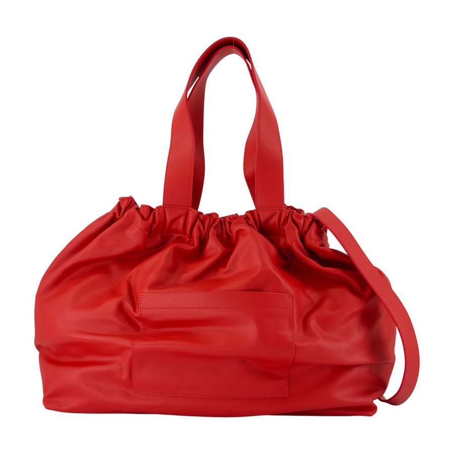 SamsøE SamsøE Leather crossbody bag in red