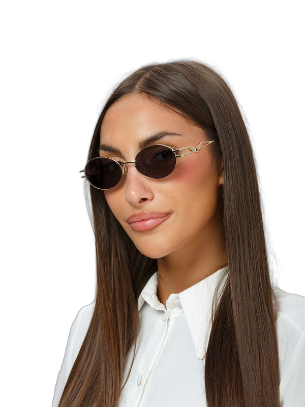 Zadig & Voltaire SZV464S Metal frame sunglasses in rose gold