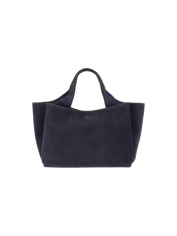 Tod's 100% Calf Leather tote bag in navy