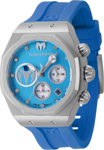 Technomarine Stainless steel case watch in blue