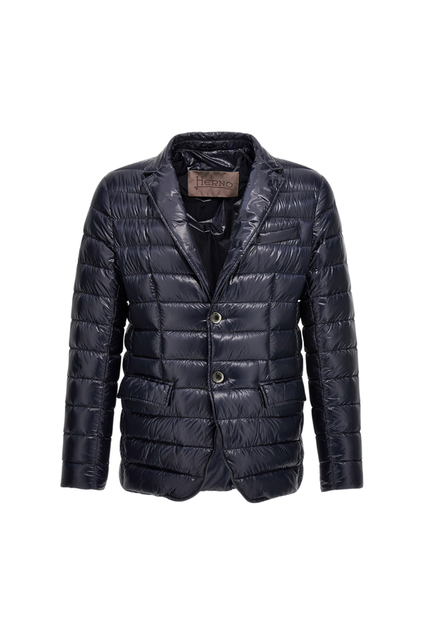 Herno 100% PA (Polyamide/Nylon) down jacket in black