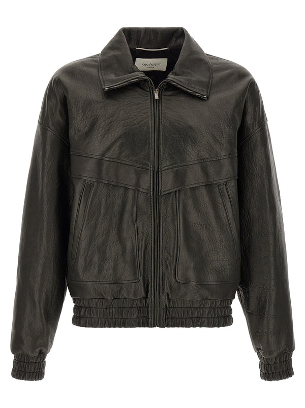 Black Lamb Leather Jacket Clothing