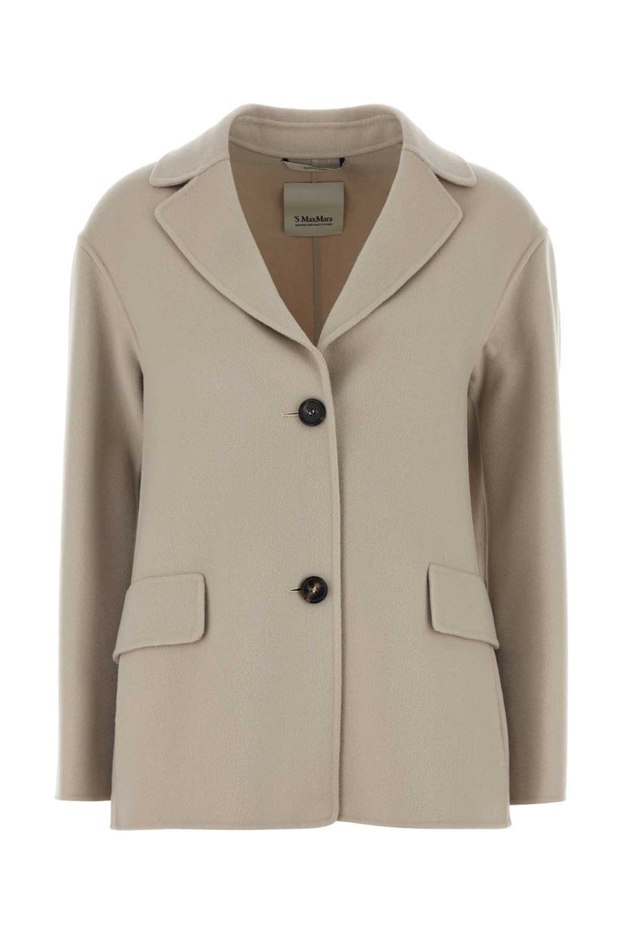 S Maxmara 100% Virgin wool blazer in beige