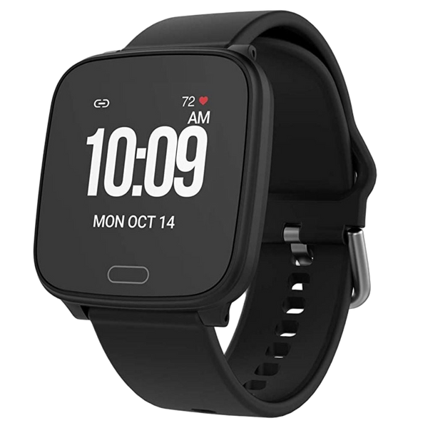 Timex Stainless Steel case smart watch in black
