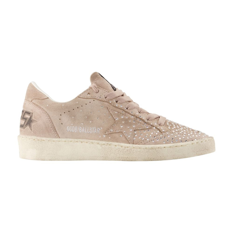 Golden Goose Deluxe Brand calfskin sneaker in beige