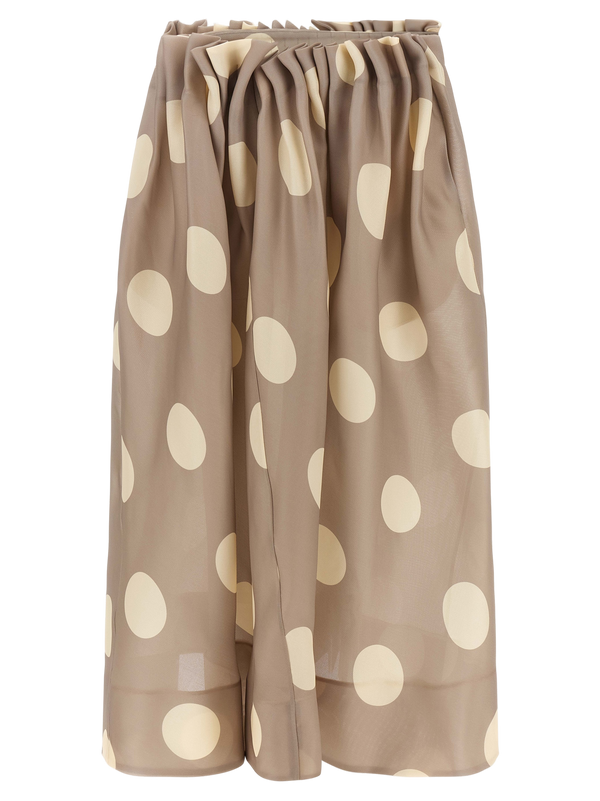 Khaite 100% Silk skirt in gray