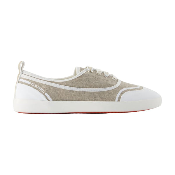 Carel Cotton flat in beige
