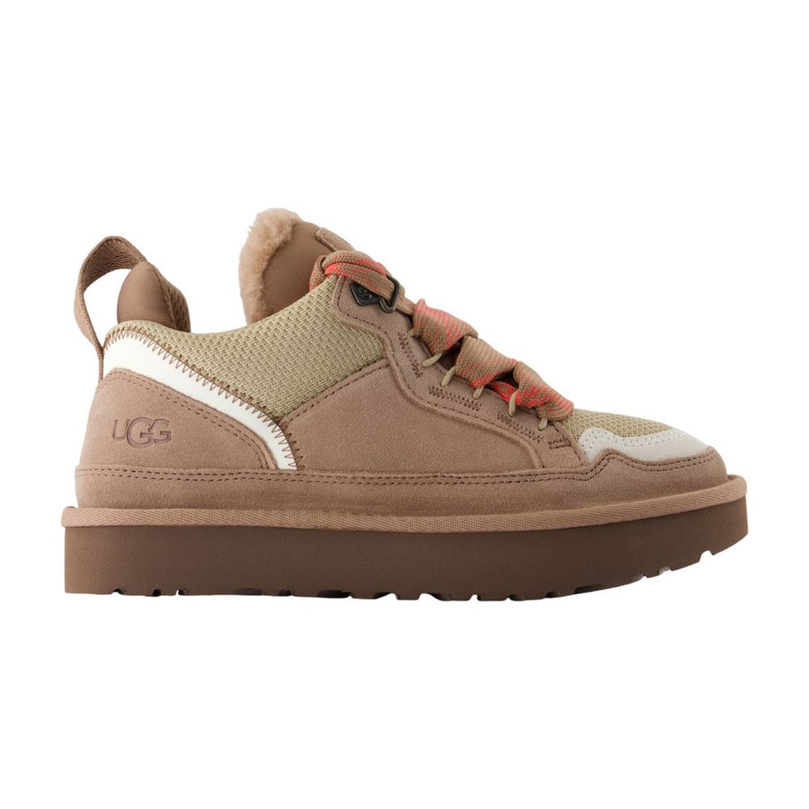 UGG Lambskin sneaker in beige