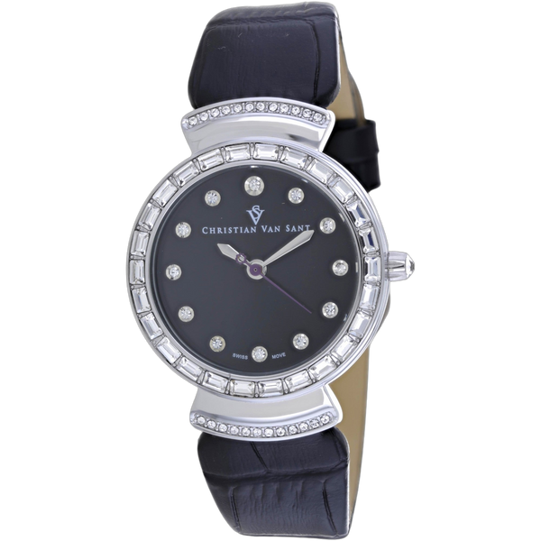 Christian Van Sant watch in black