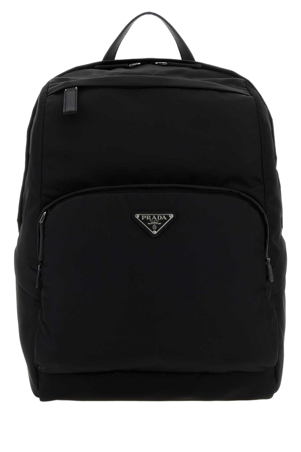 Prada 100% Recycled Polyamide backpack in black