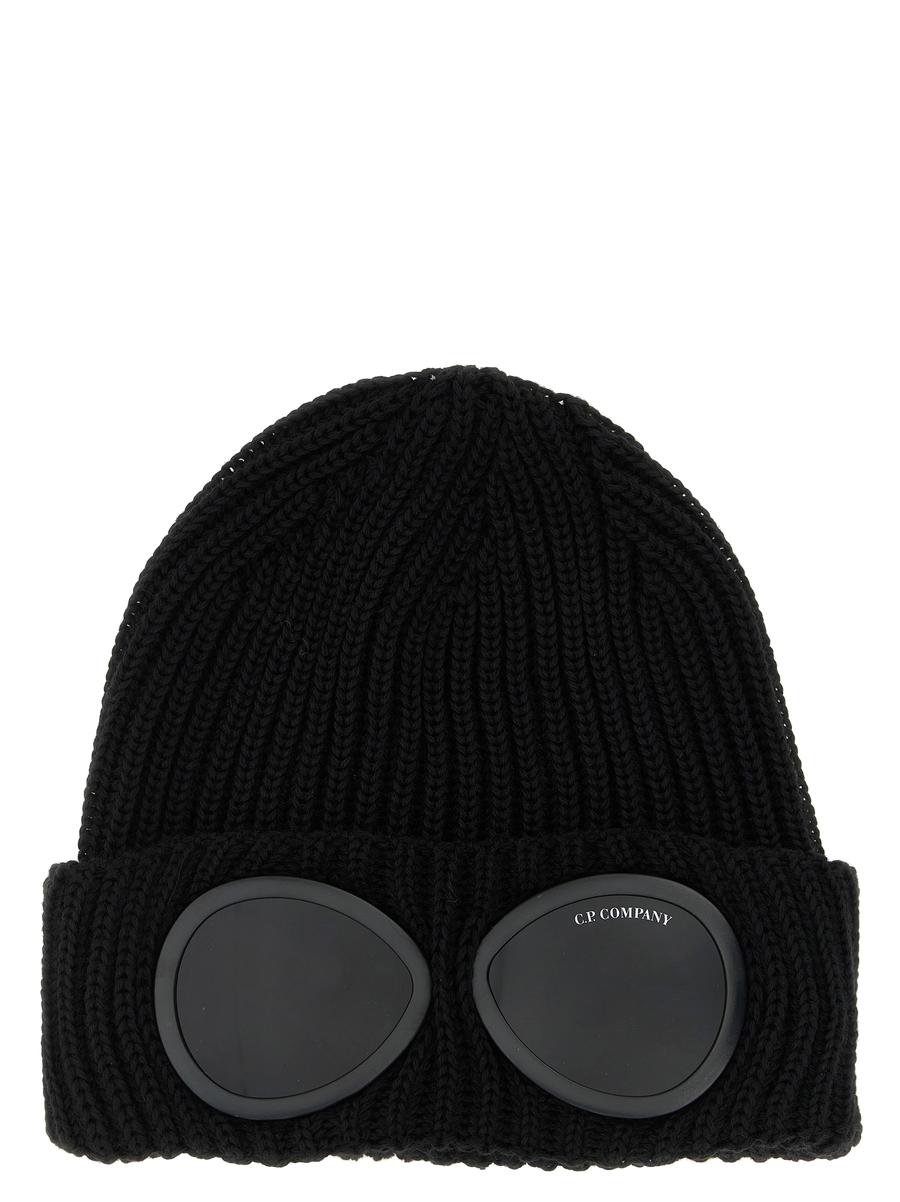 C.P. Company CP338985BM 100% Wool beanie in black