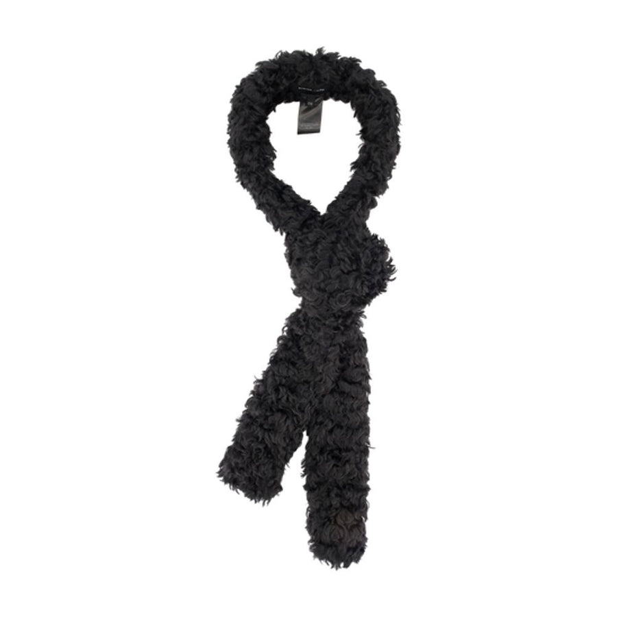 Skinny Scarf - Simone Rocha Faux Fur Black Faux_fur Accessories /