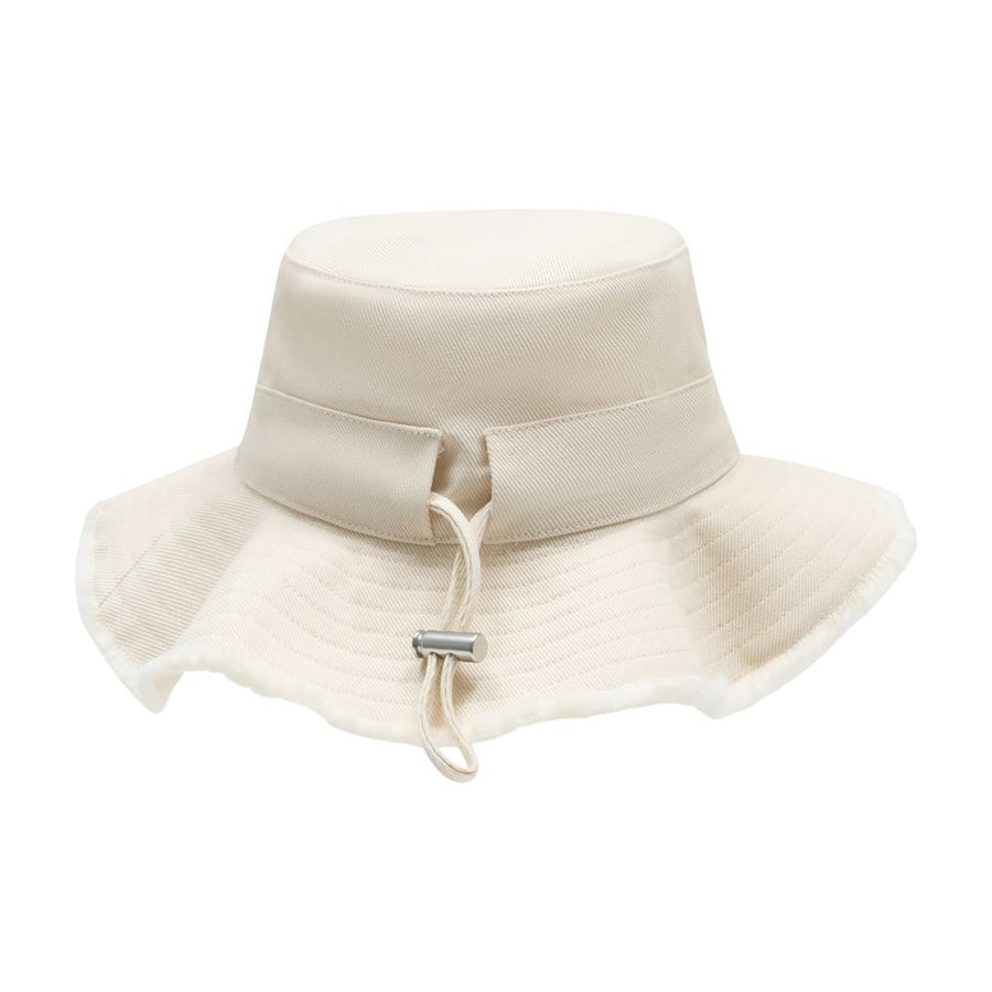 Jacquemus ACU00002AE00014-110 Synthetic sun hat in white