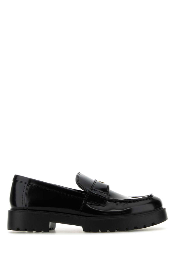 Black Leather Loafers Perfectblack Slippers