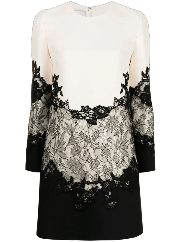 Valentino Wool-silk blend blouse in black