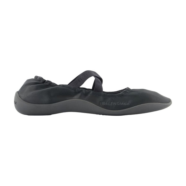 Balenciaga Plastic ballet flat in black