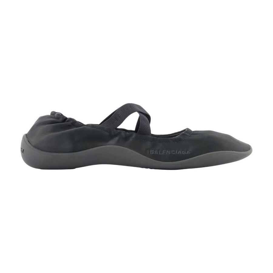 Balenciaga Plastic ballet flat in black
