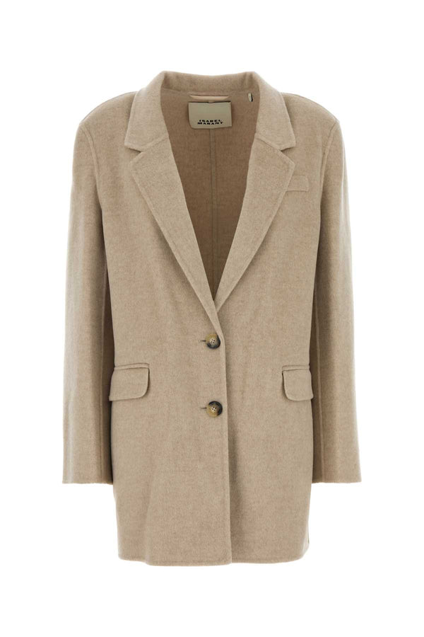 Sand Exterior: Wool Cashmere Jacket