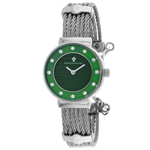 Christian Van Sant watch in green