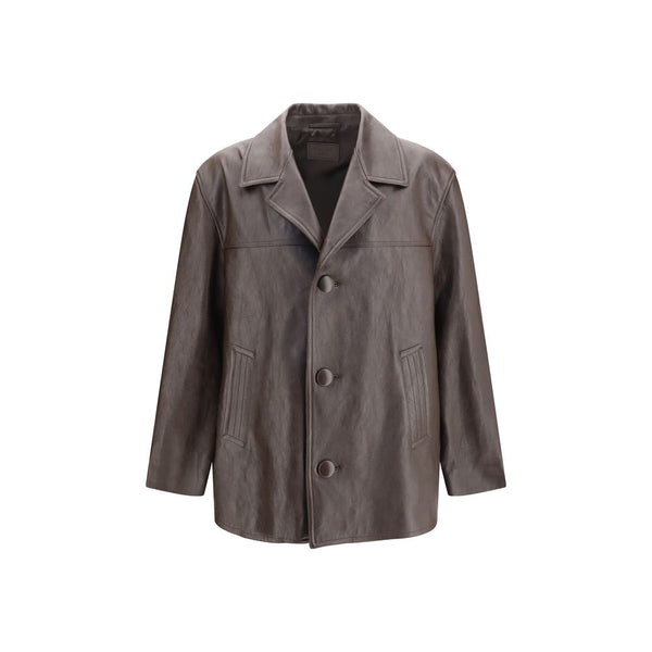 Brown Lamb Leather Jacket Clothing
