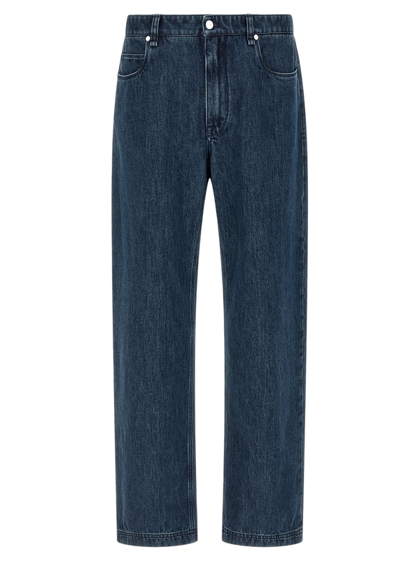 Fendi 100% cotton jeans in blue
