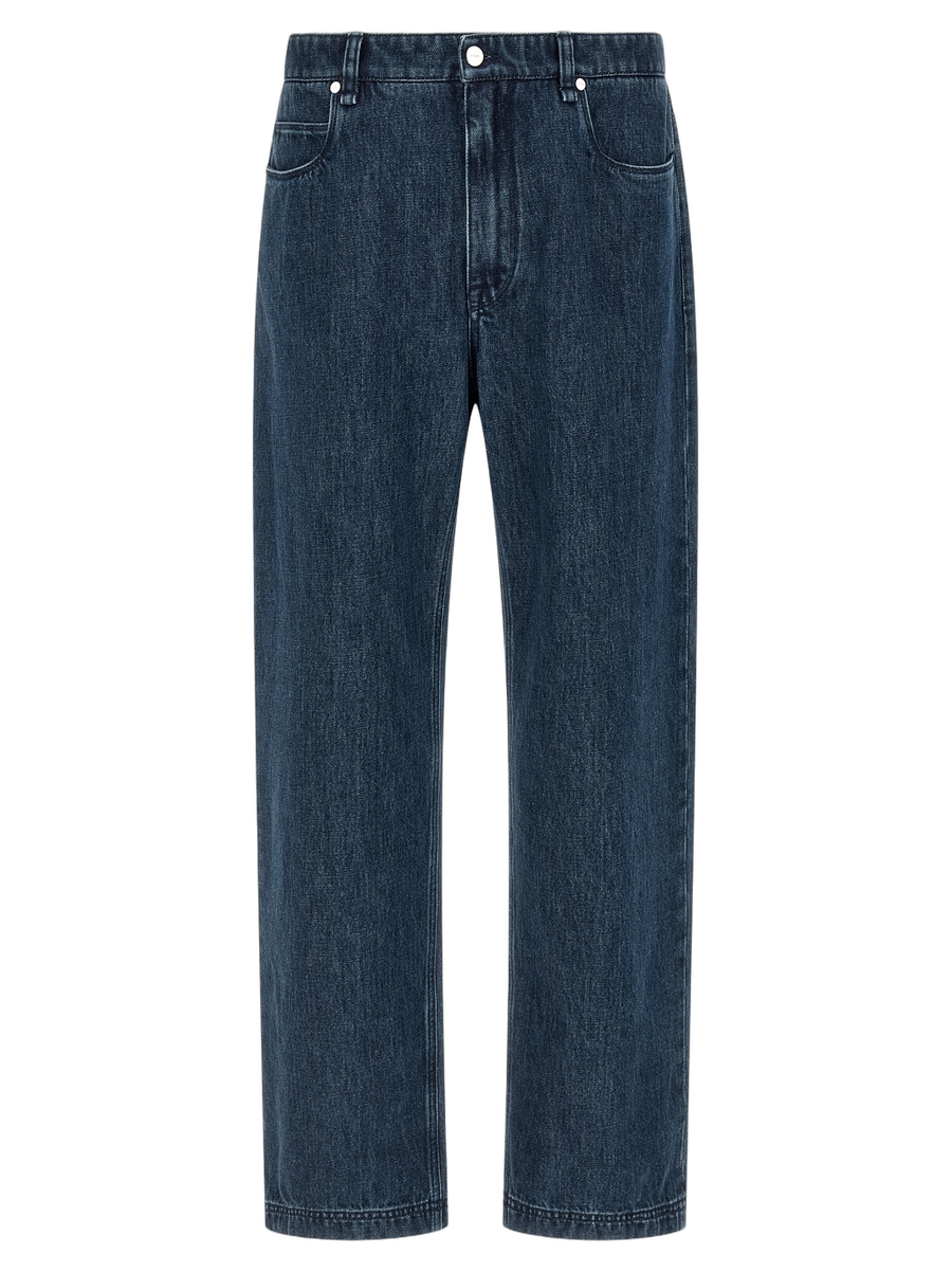 Fendi 100% cotton jeans in blue