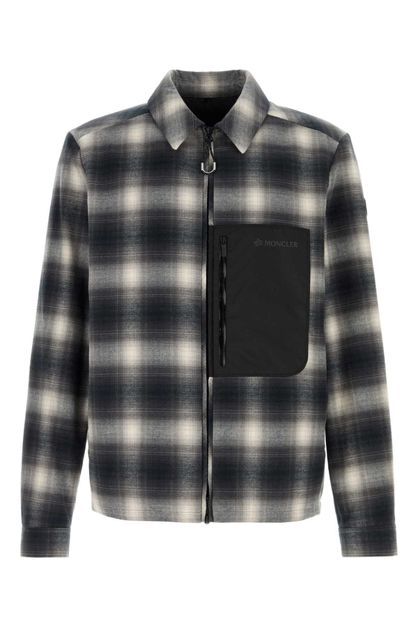Moncler Shirt Exterior: 100% Cotton down jacket in gray