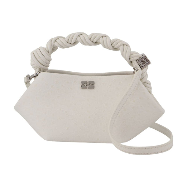 Ganni Synthetic shoulder bag in white