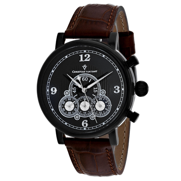 Christian Van Sant watch in black