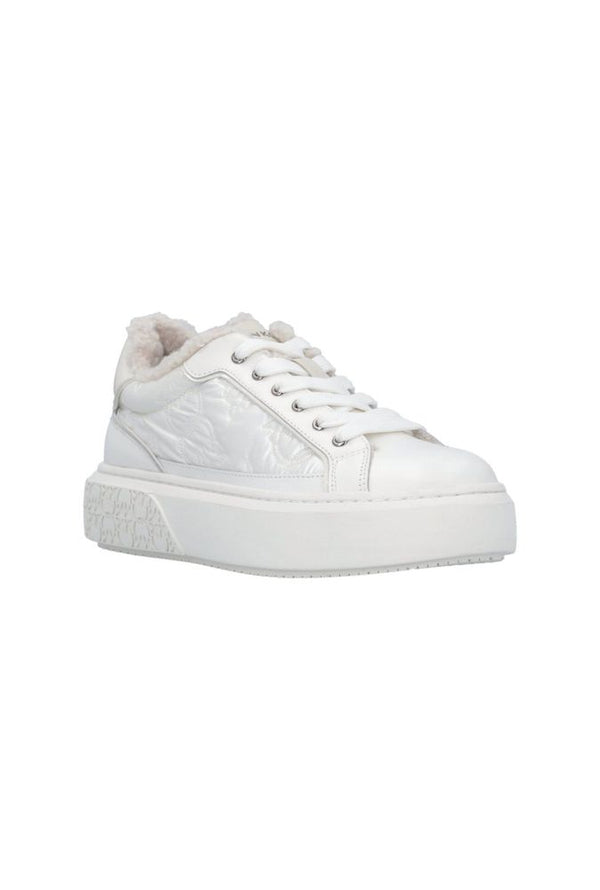 Pinko 56% Calf Leather sneakers in white