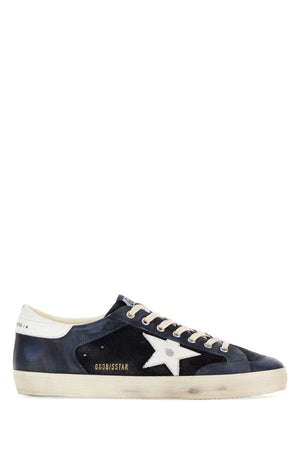 Golden Goose Deluxe Brand Exterior: 100% Leather 100% Suede sneaker in navy