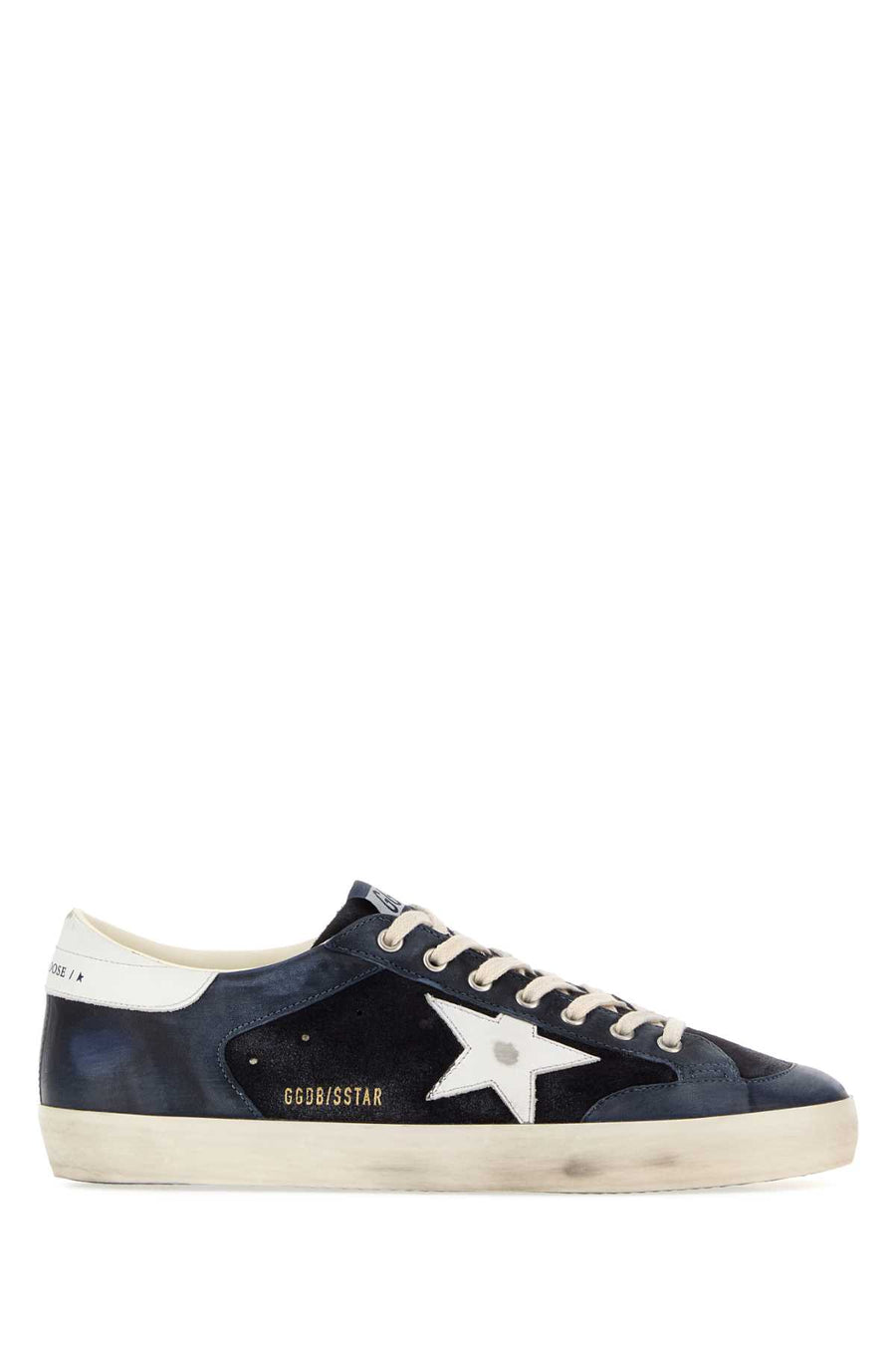 Golden Goose Deluxe Brand Exterior: 100% Leather 100% Suede sneaker in navy