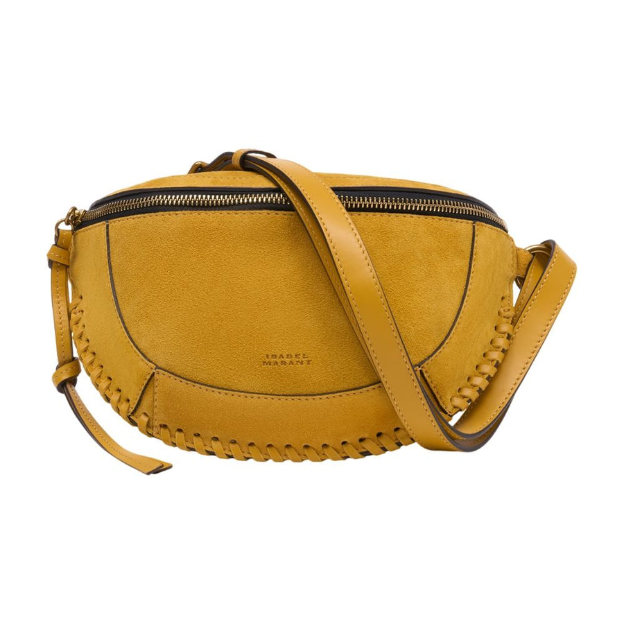Isabel Marant calfskin shoulder bag in yellow