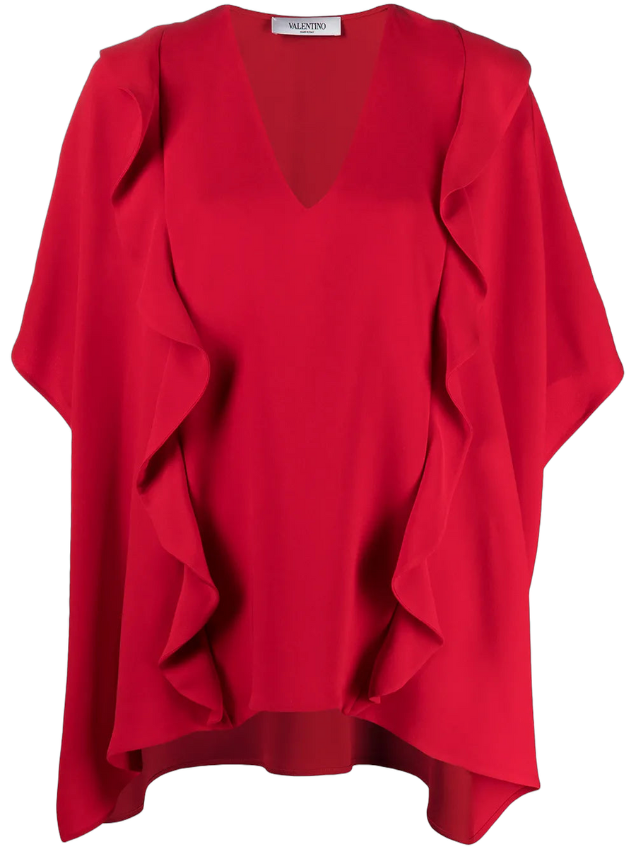 Valentino Silk blouse in red