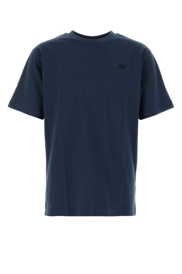 Navy Blue Cotton T-Shirt Exterior