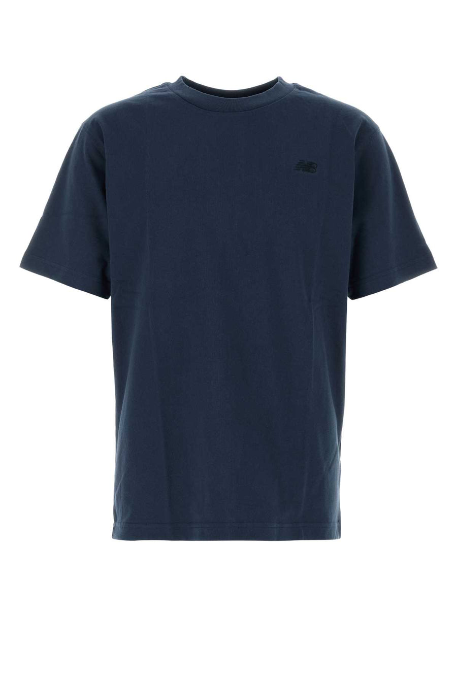 Navy Blue Cotton T-Shirt Exterior