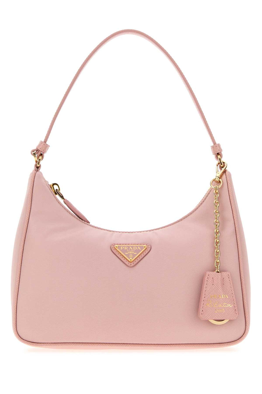 Pink Re-Nylon Prada Re-Edition 2005 Shoulder Bag Pesco 1 + Oro Beauty