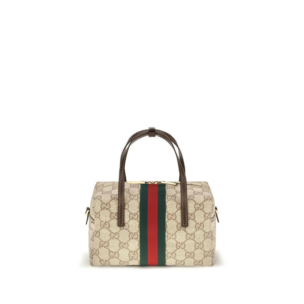 Gucci 100% Fabric (GG-coated canvas) handbag in beige