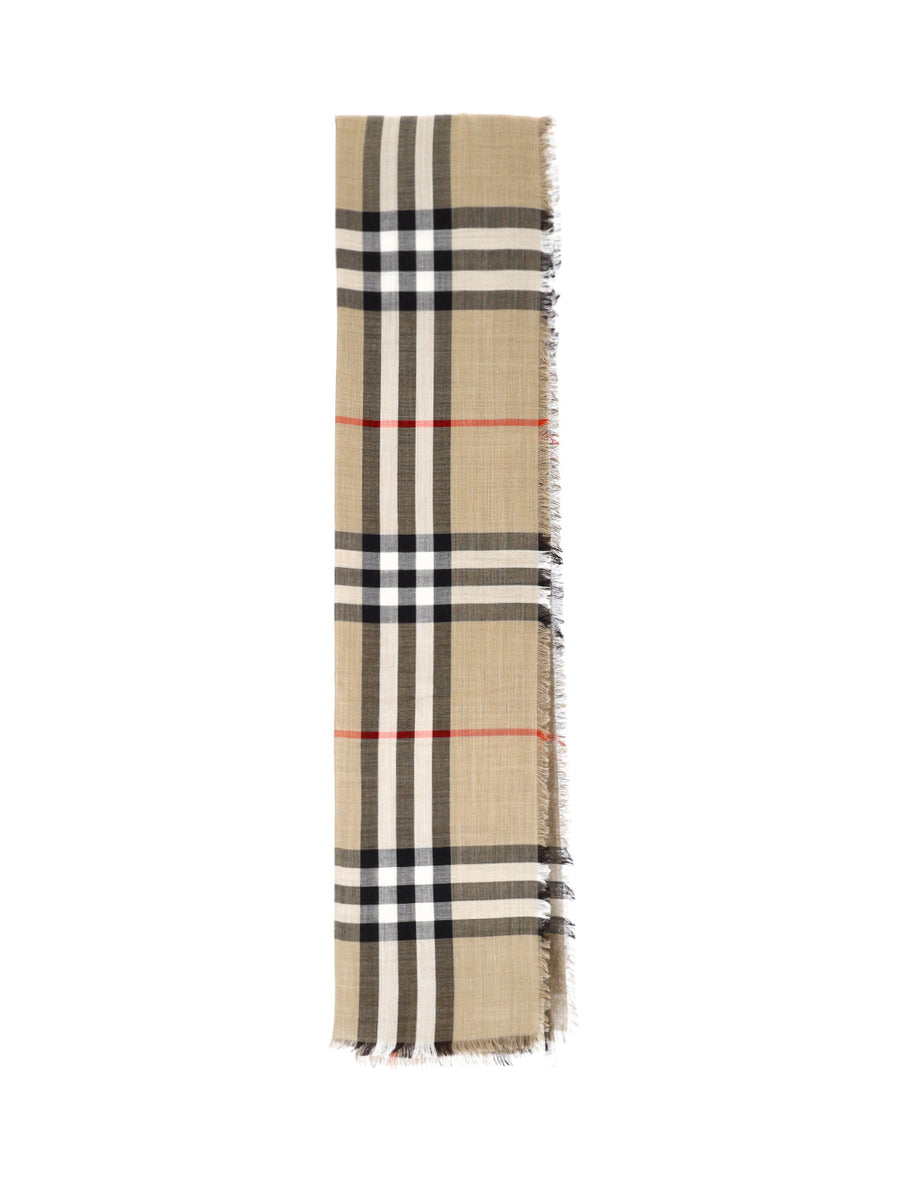 Burberry 52% Wool scarf in beige