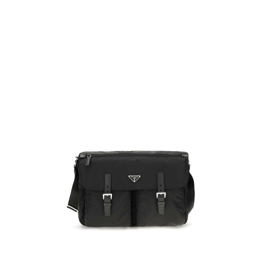 Prada 100% Polyamide shoulder bag in black
