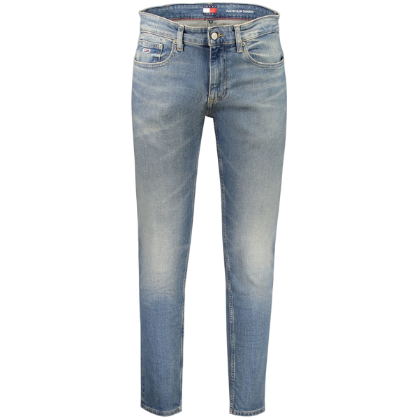 Blu Cotton Mens Slim Tapered Jean Blue Clothing