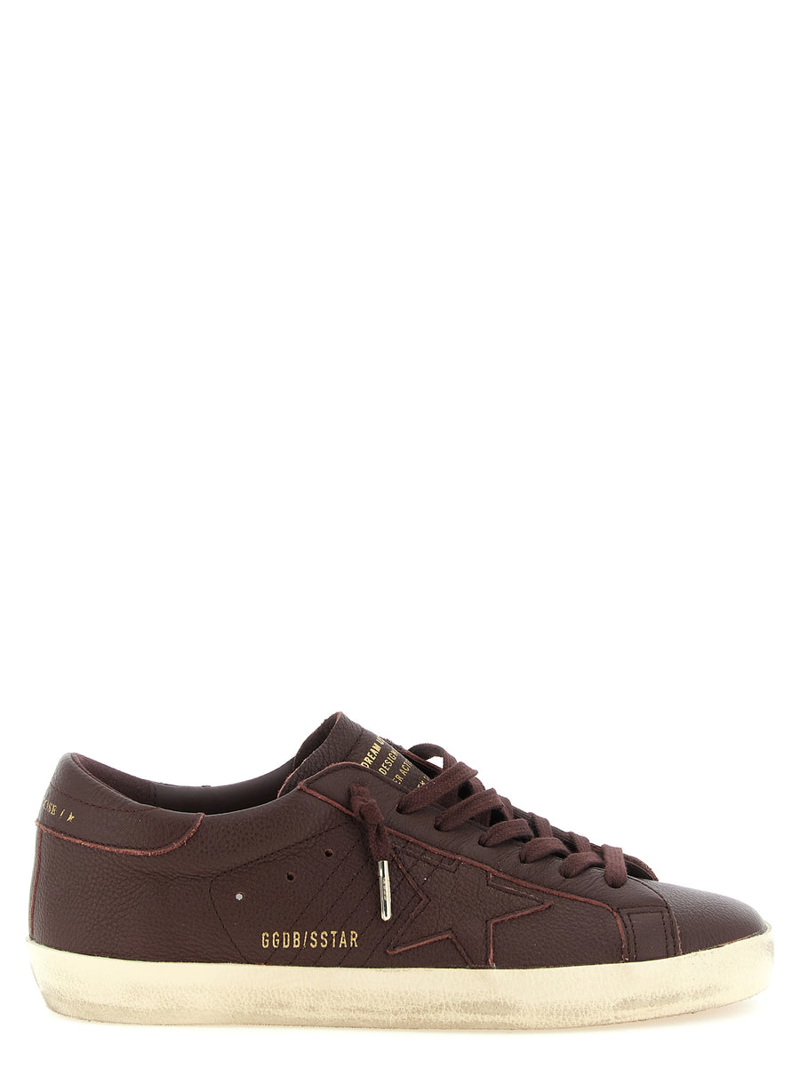 Golden Goose 100% Cow Leather (Bos Taurus) sneaker in bordeaux
