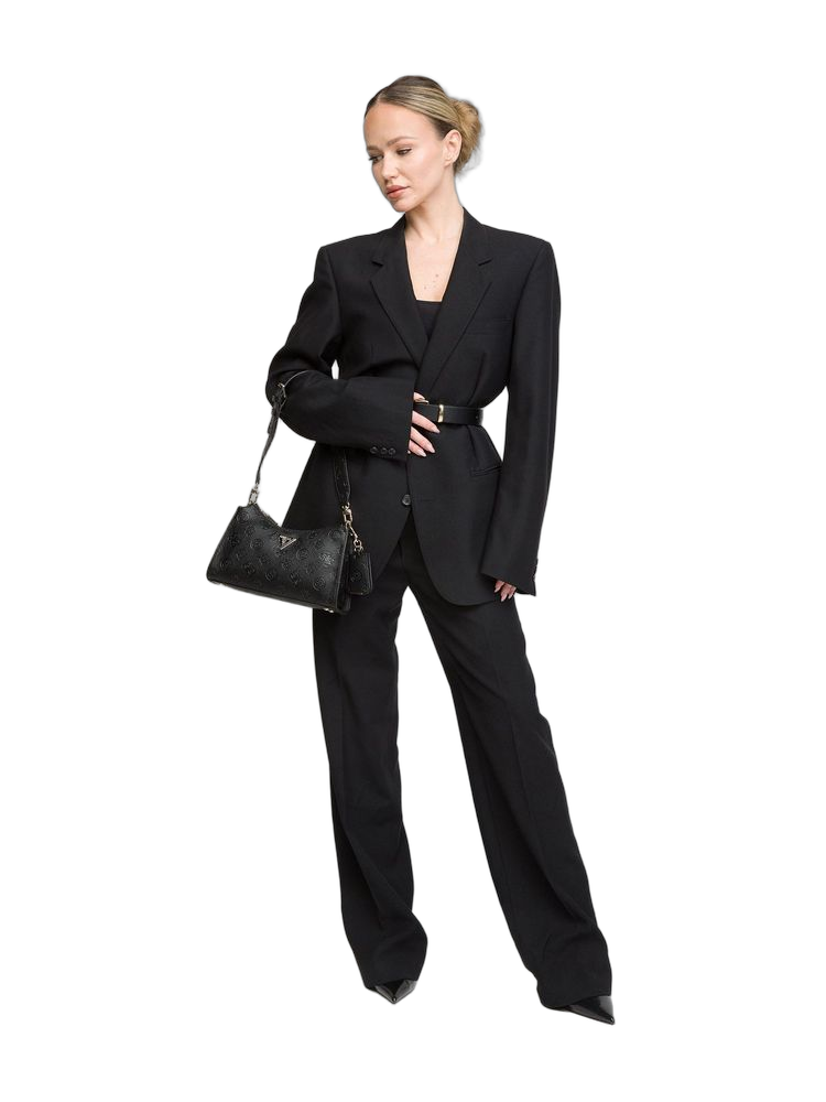 Guess 100% Polyurethane shoulder bag in black