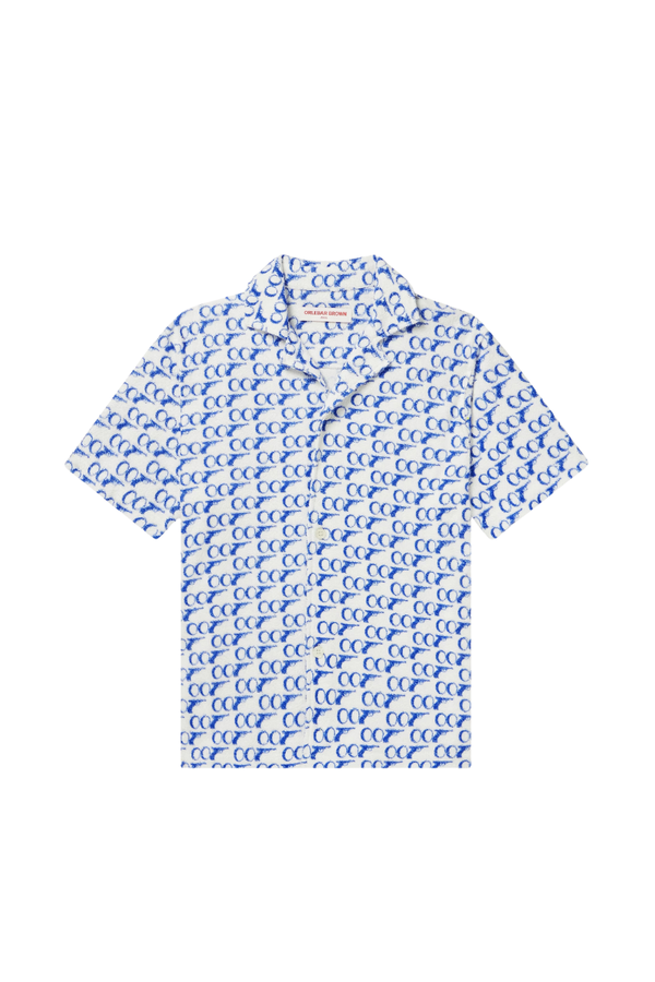 Orlebar Brown 100% Organic Cotton shirt in blue