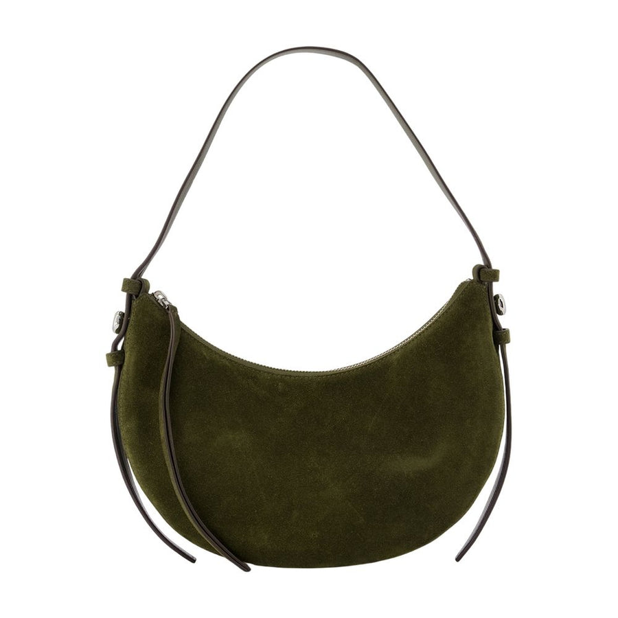 Romy Half Moon Handbag - Tory Burch Leather Khaki Calfskin Bags / Handbags-purses