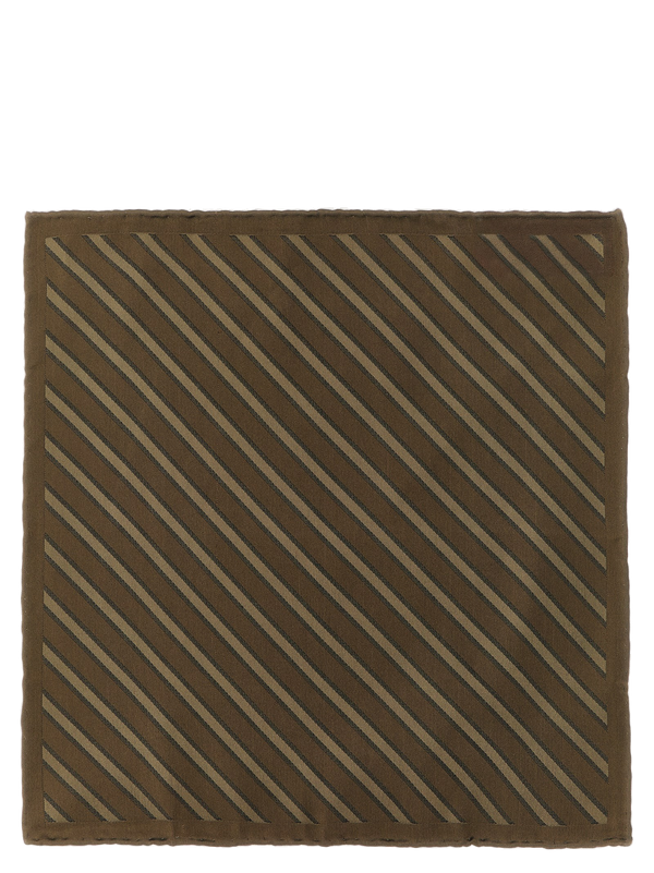 Brown Silk Foulard Accessory